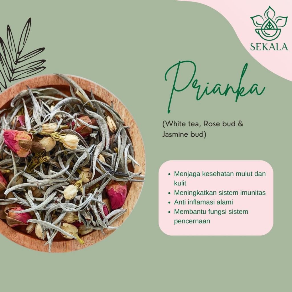 

PRIANKA Tea Blend / Artisan Tea Blend / Teh Bunga / Tisane / Sekala Tea - 10gr