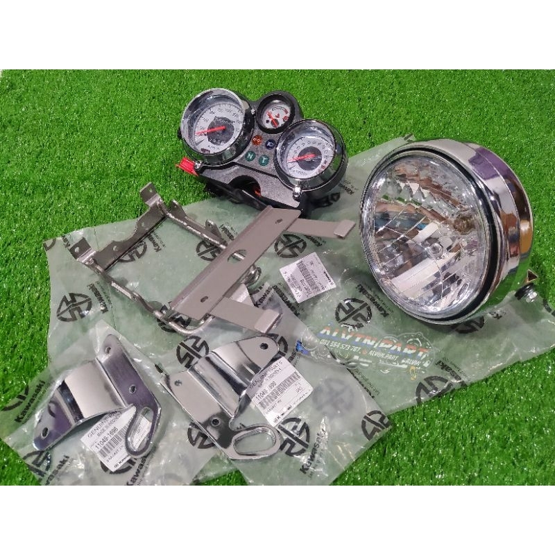 lampu depan ninja ss set spido import lampu depan ninja ss fullset spedometer ninja ss putih import 
