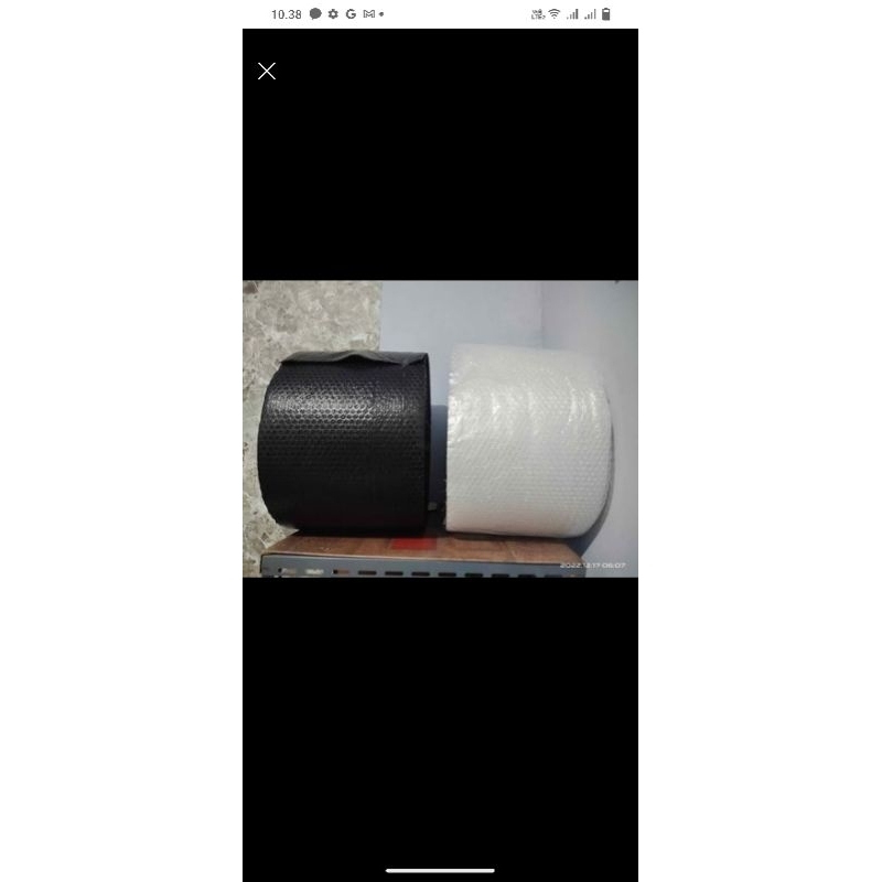 

bubble wrap hitam grade A lebar 50cm