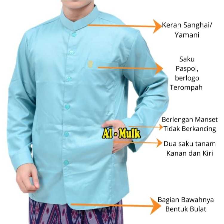 Limited Baju Koko Pria Exclusiv Koko Semi Jass Al Mulk Collection