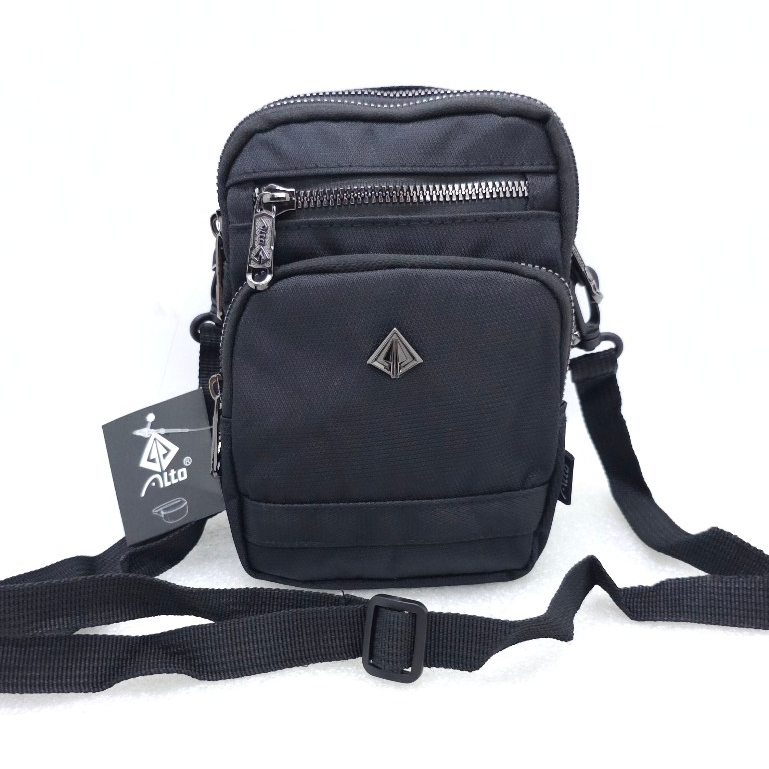 TAS PINGGANG ALTO KAIN KANVAS 4 RUANG 7 INCH / TAS SELEMPANG ALTO ORI / TAS HP ALTO KANVAS 7 INCHI M