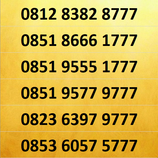 Nomor Cantik Telkomsel Kartu AS - Simpati Triple A - 777