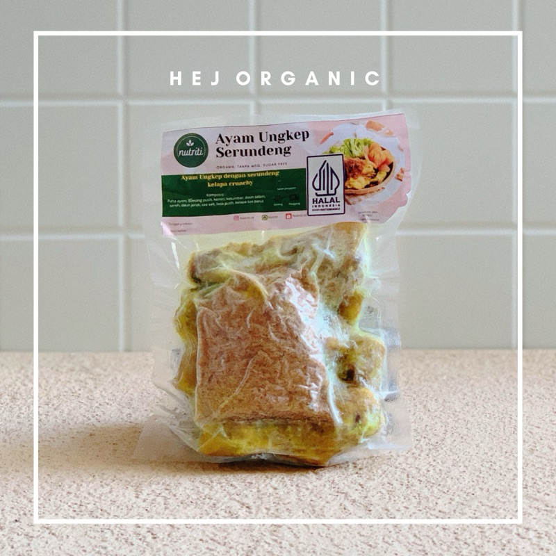 

Ayam Ungkep Serundeng Organik Tanpa Msg Tanpa Gula By Nutriti