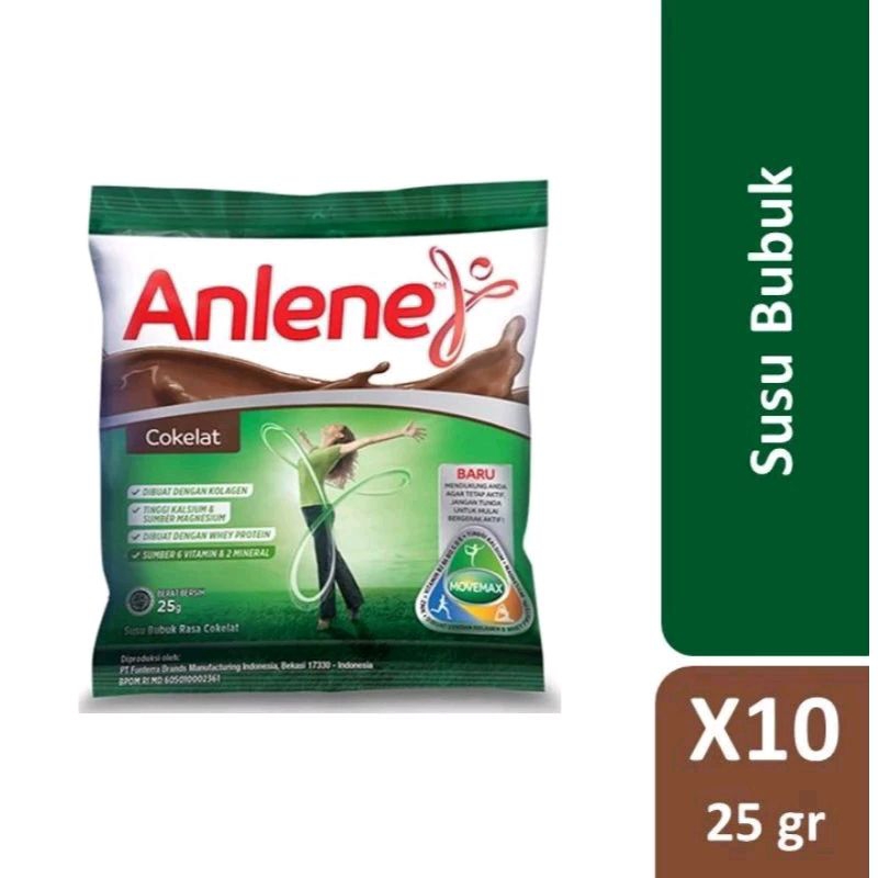 

Anlene Sachet 1 renceng isi 10 sachet 25gr