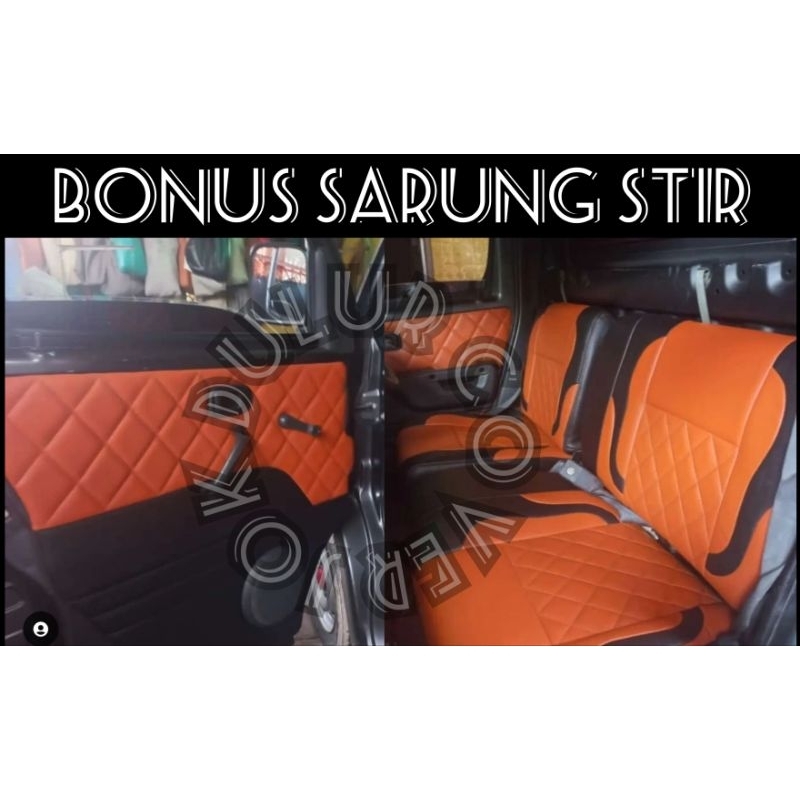 Cover sarung jok dan pintu mobil grand max pick up/Sarung jok mobil+cover pintu mobil grand max pick