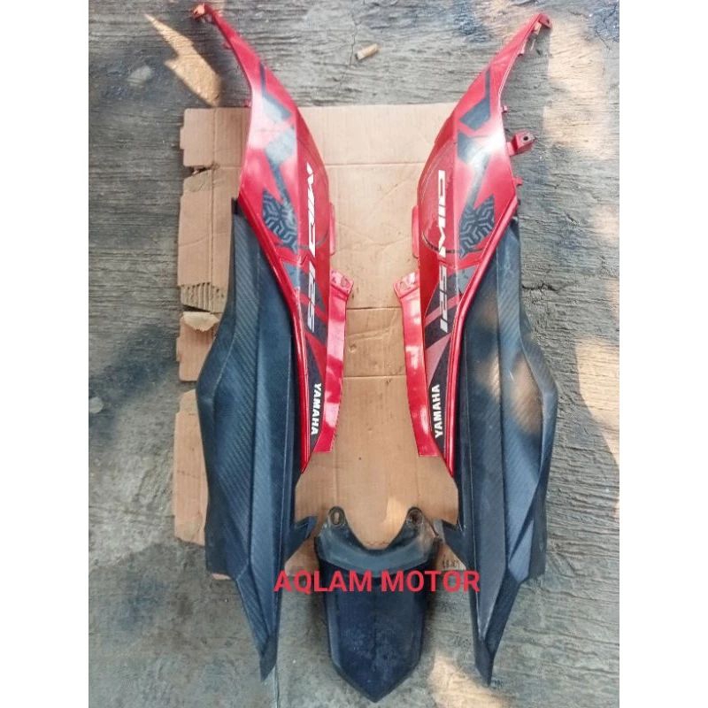 Body belakang Mio m3 Mio 125 Mio z merah 1set / original copotan
