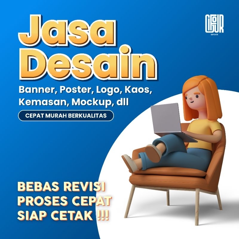 

JASA DESAIN Banner, Spanduk, Logo, Kaos, Brosur, Stiker, Label, Kemasan, Mockup, DLL