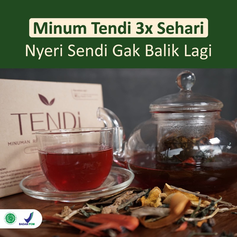 

TENDI Minuman Racikan herbal Ampuh Atasi Nyeri Sendi Asam Urat