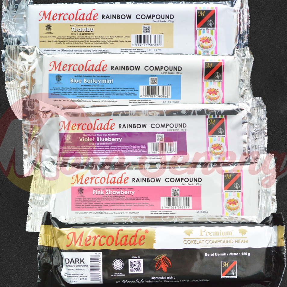 

Diskon Mercolade Rainbow Compound Chocolate Coklat Compound Cokelat Masak