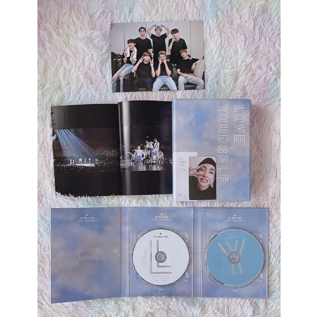 BTS LOVE YOURSELF EUROPE DVD WORLD TOUR PHOTOCARD TAEHYUNG V FULLSET OFFICIAL PC