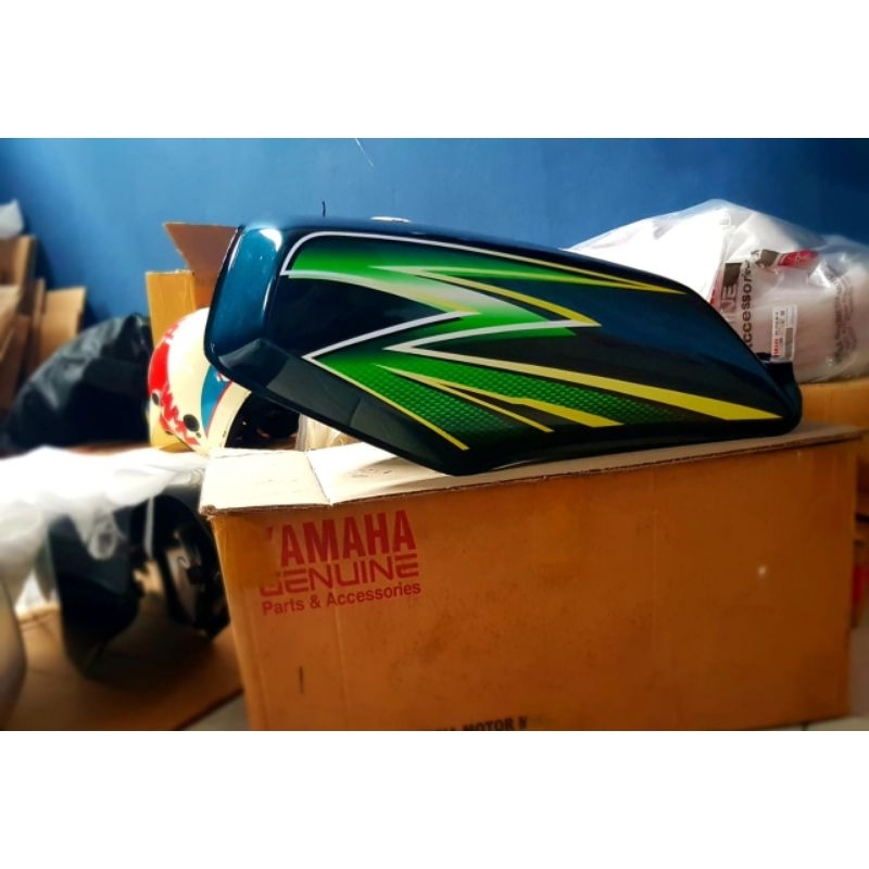 TANGKI TENGKI TANK YAMAHA RXKING RX KING HIJAU 2003 ASSY NOS