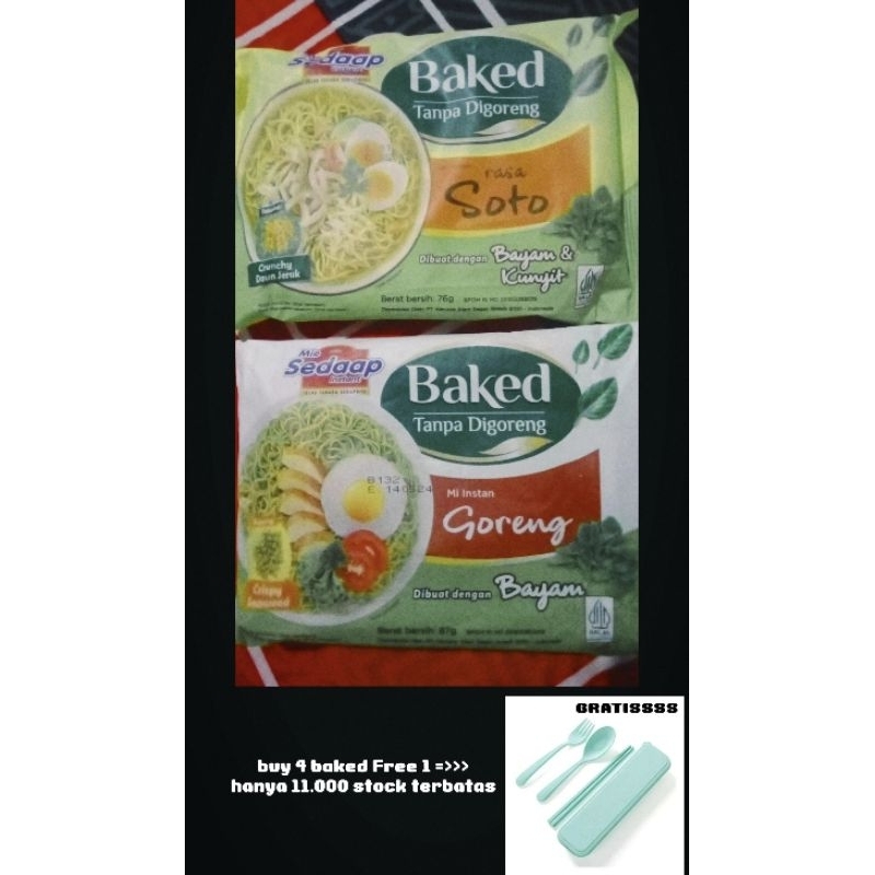 

PROMO mie sedaap baked