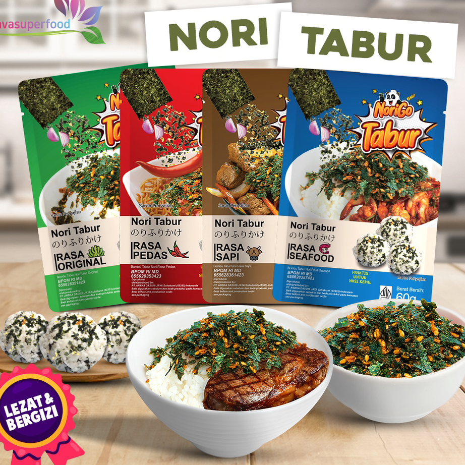 

Best Terlaris Nori Tabur Rumput Laut Panggang 60g Laris