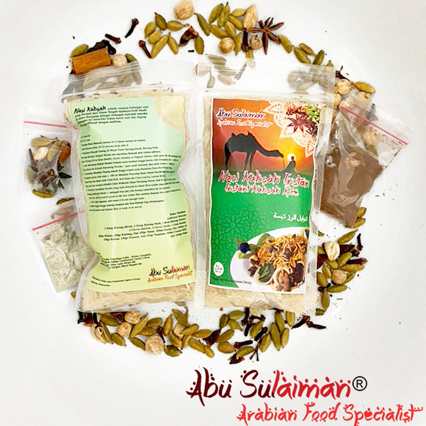 

Kirim Sekarang Beras Basmati 200 gr Plus Bumbu Nasi Kebuli Mandhi Bukhari Shawarma Kabsah Briyani Instan Abu Sulaiman