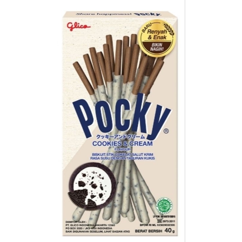 

Glico Pocky Biskuit Stick Cookies & Cream 40 g