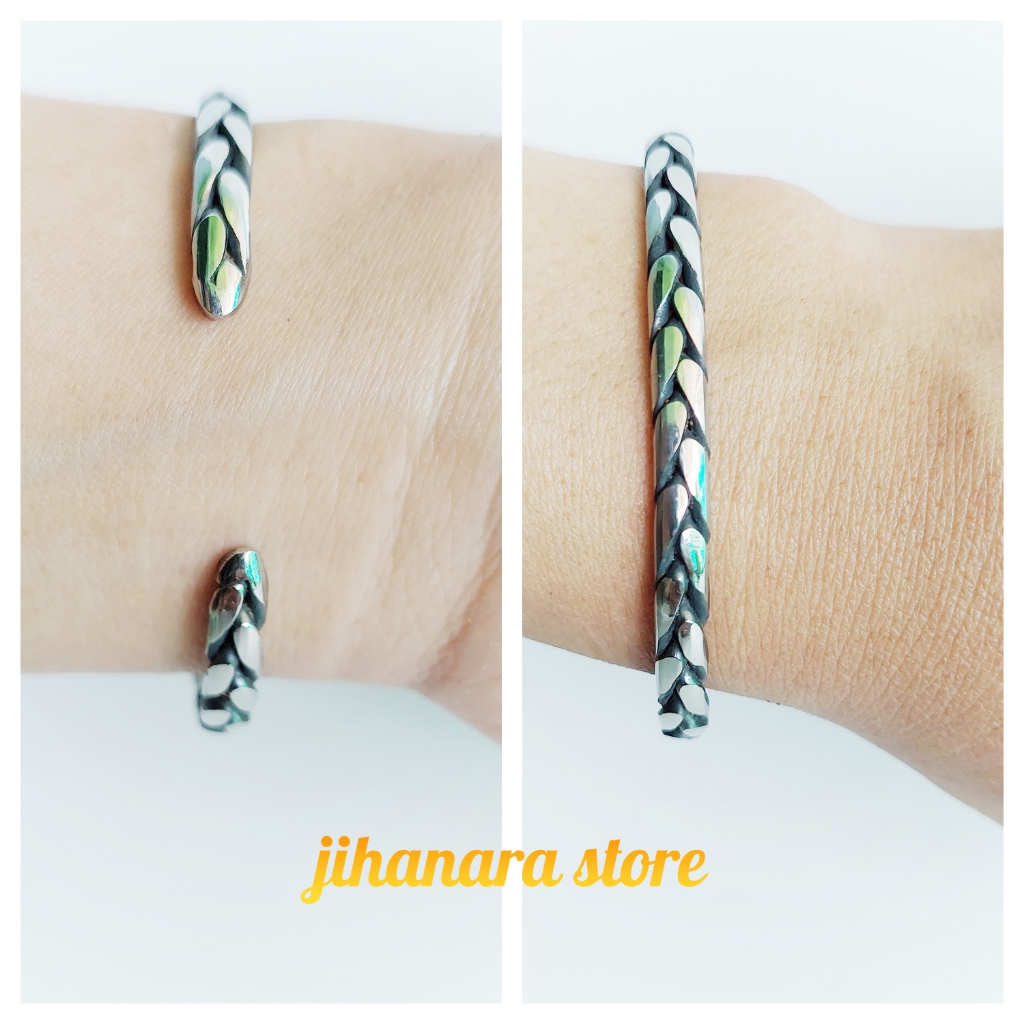 RNL GELANG DEWASA BAJA/MONEL/BESI PUTIH TERLARIS 2023