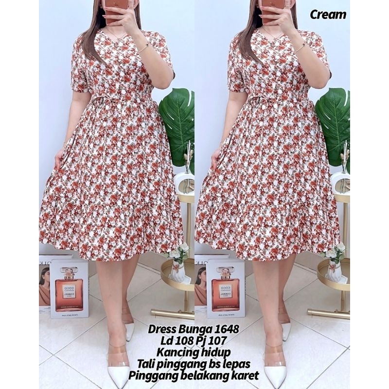 Kairos Store Dress Bunga 1648