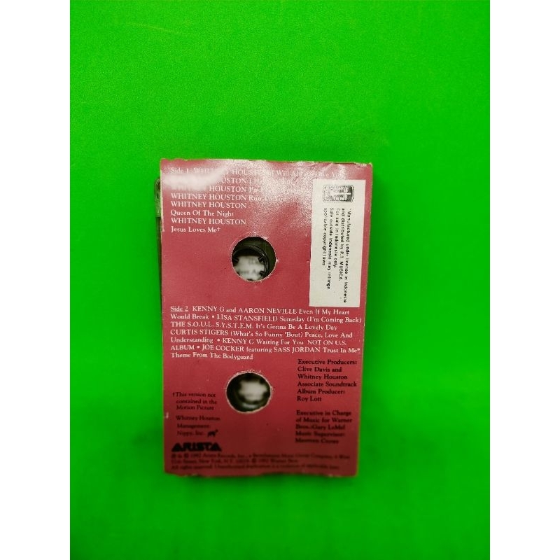 Kaset pita The Bodyguard Whitney Houston