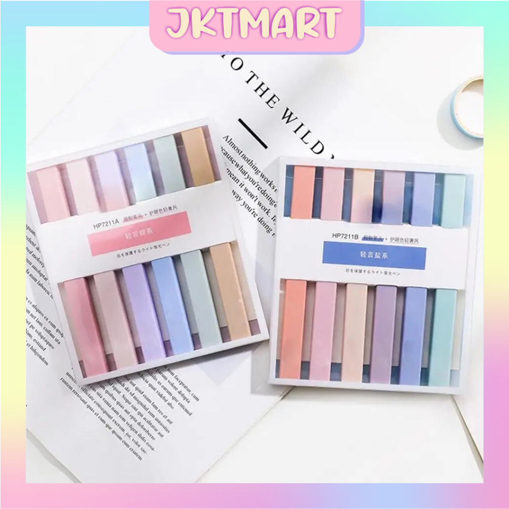 

⭐ JKTMART ⭐ Stabillo Highliter set isi 6 Aesthetic Highlighter Warna Soft Lembut Berkualitas Sketch Marker Pen Art Painting Spidol Pastel Warna S104