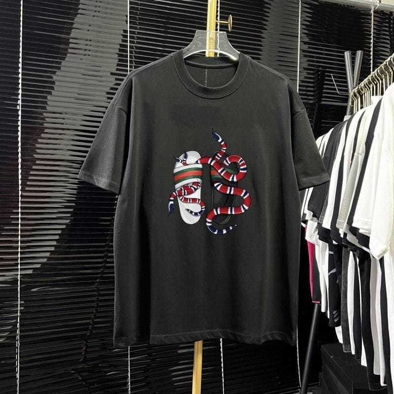 GUCCI BAJU UNISEX OVERSIZE TSHIRT GUCCI SNAKE