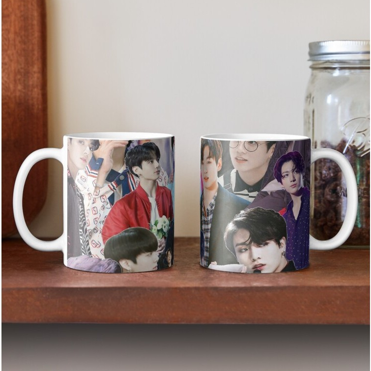Mug Keramik | Hadiah | Kado | Hampers | Jungkook BTS collage