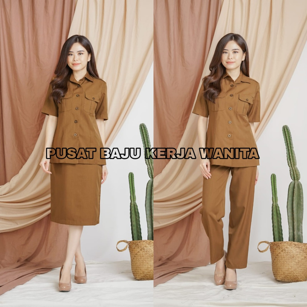 Seragam pemda wanita / Baju dinas pemda pns / Seragam asn wanita - 0901 Pemda Aceh