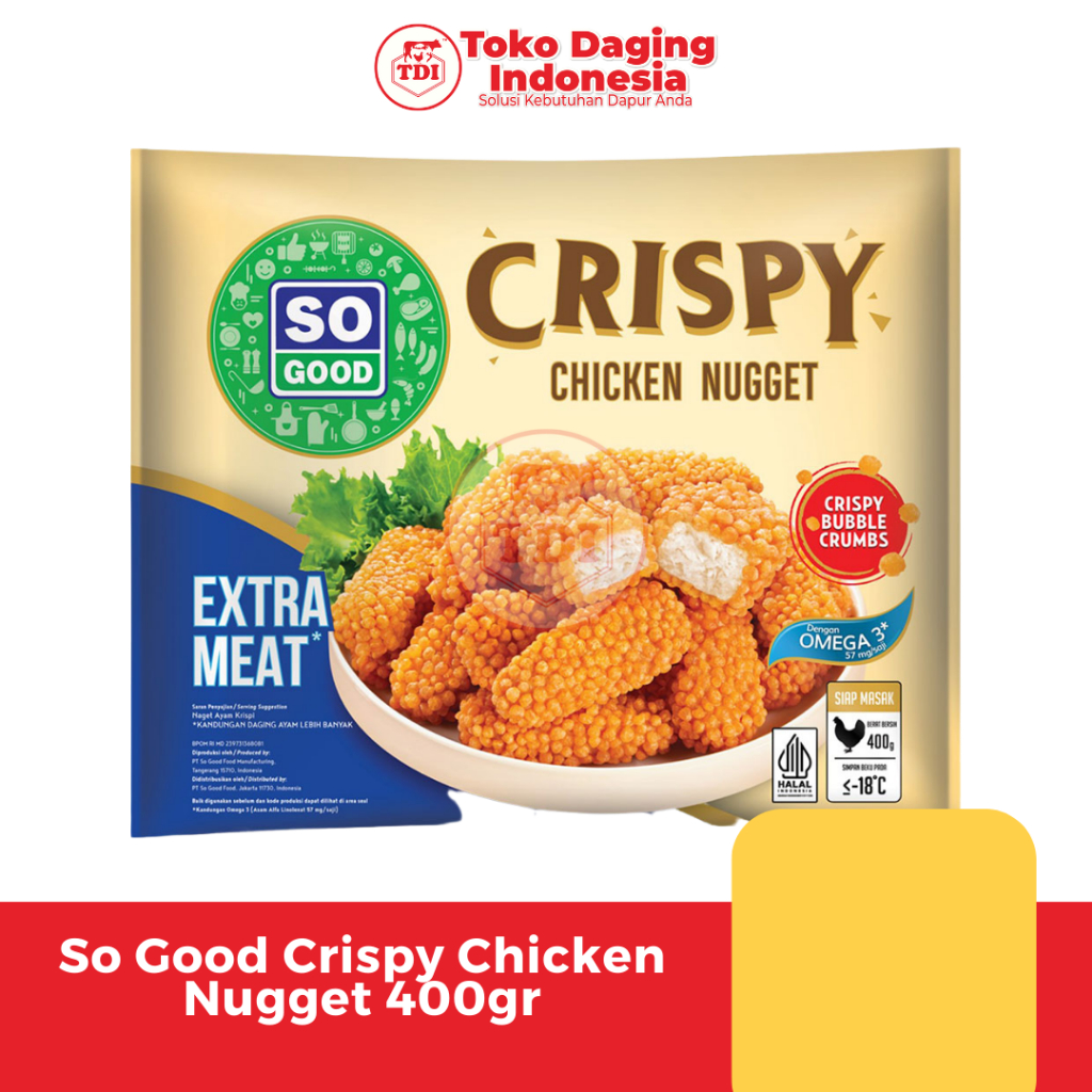 

So Good Crispy Chicken Nugget 12 x 400gr