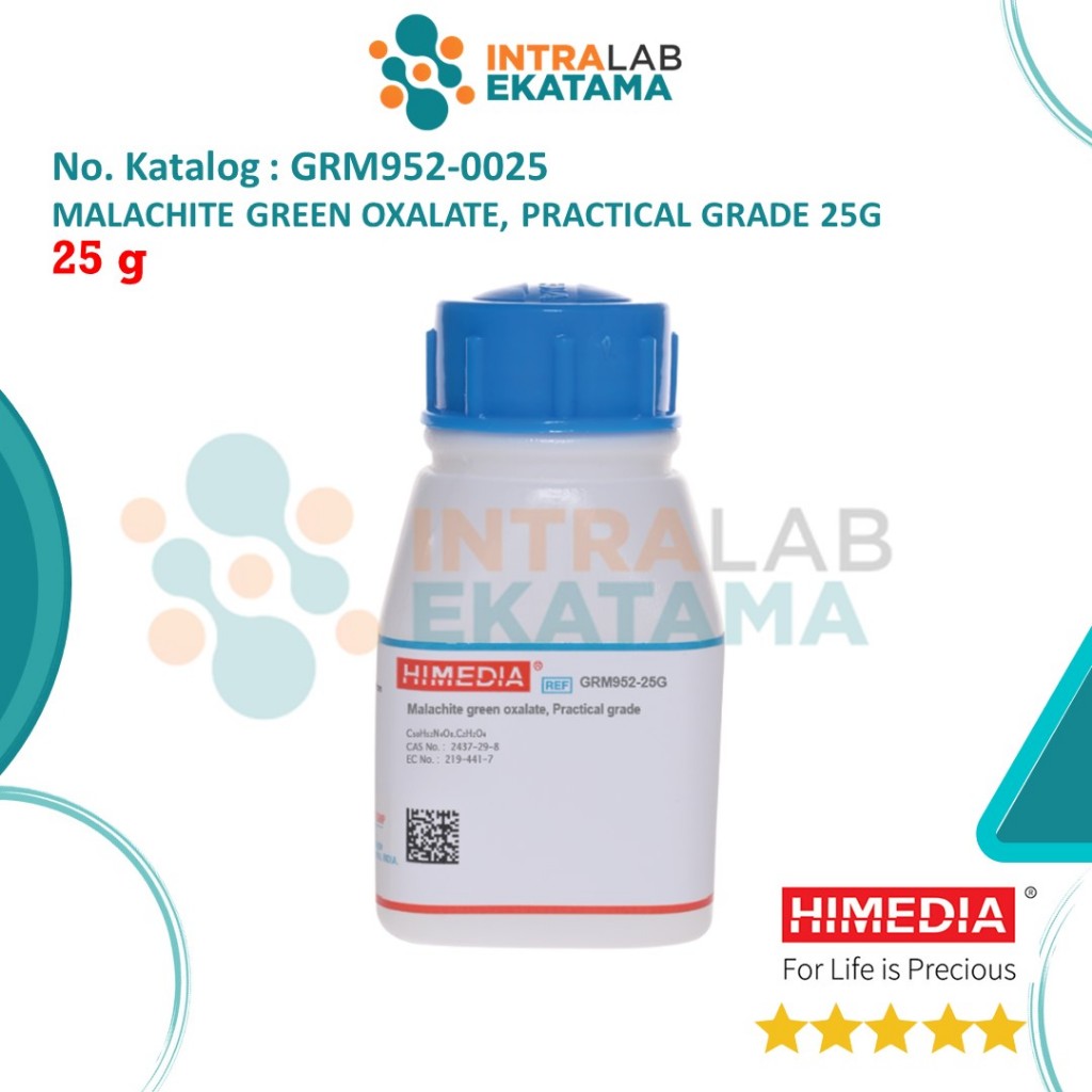 GRM952-0025 MALACHITE GREEN OXALATE, PRACTICAL GRADE 25G