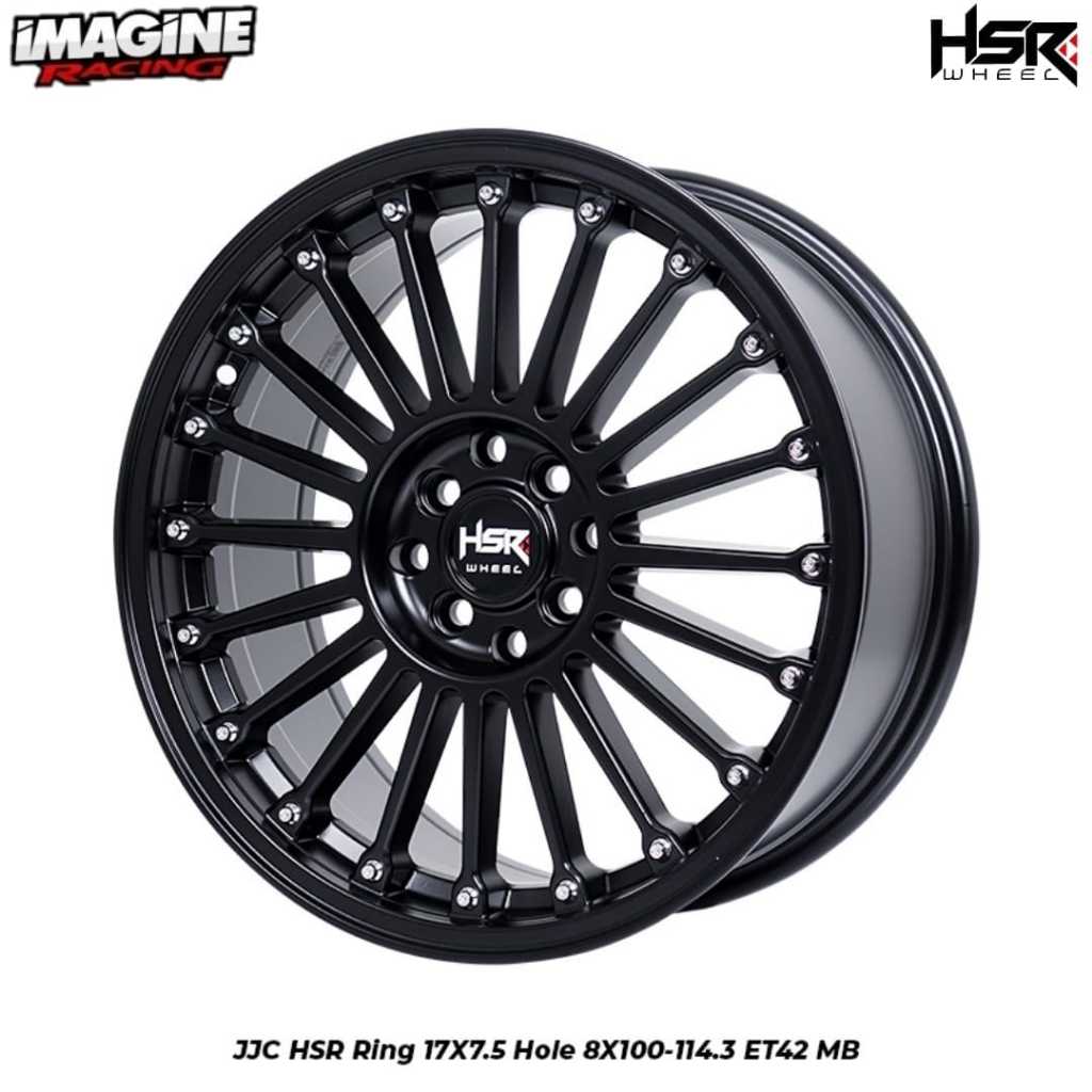 Velg mobil jazz yaris grand livina avanza ring 17 pcd 4x100-114,3 hsr jjc