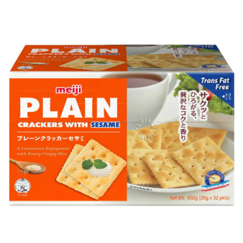 

Meiji Plain Crackers With Sesame 832g