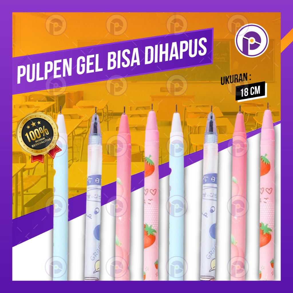 

PULPEN PENA BISA DIHAPUS GEL PENA AJAIB PULPEN ALAT TULIS SERBAGUNA