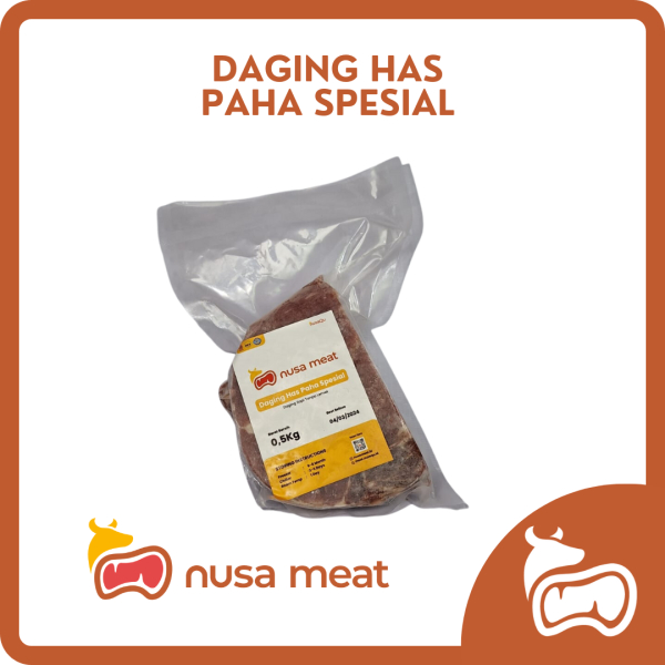 

Daging Has Paha Sapi Tanpa Lemak Lean | Daging Rendang / Dendeng / Semur - 500gr