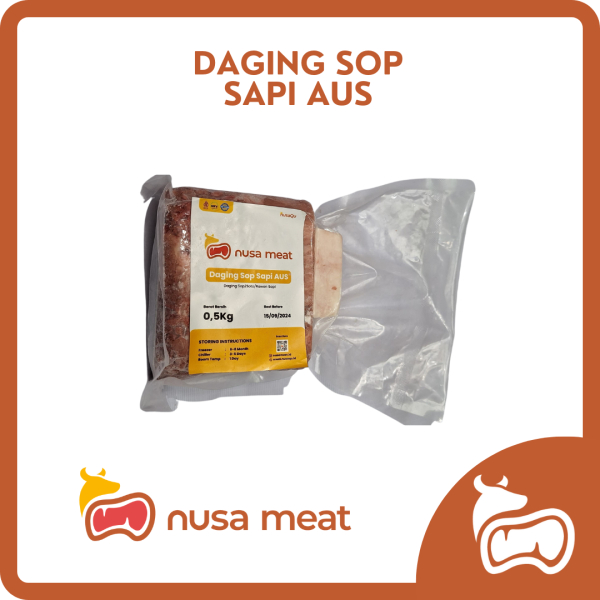 

Daging Sop Sapi / Soto / Rawon Import AUS - 500gr