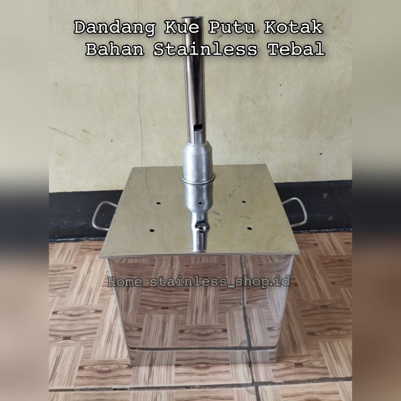 Dandang Putu Bambu Kotak / Dandang Uap Kotak / Dandang Kukusan Kotak
