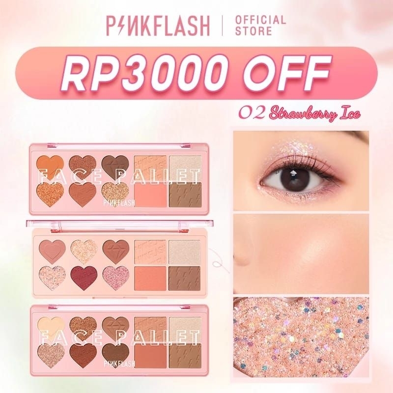 Pinkflash Pallete siang eyeshadow
