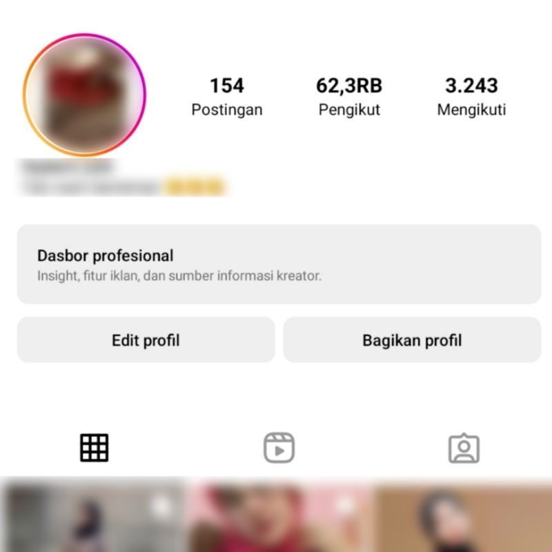 AKUN INSTAGRAM 62.000 Follower Bersih Pelanggaran