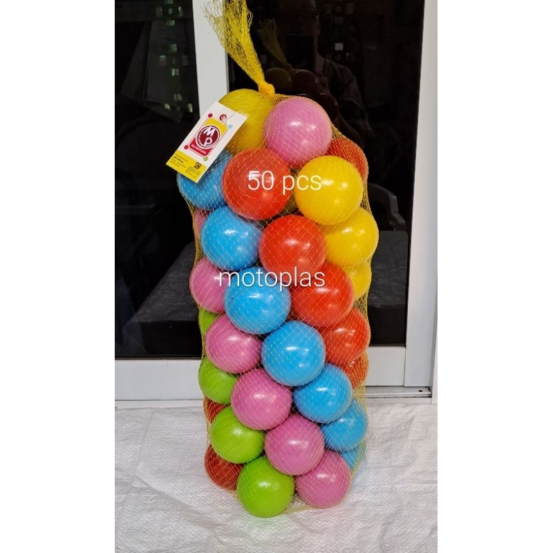 Bola mandi plastik warna warni