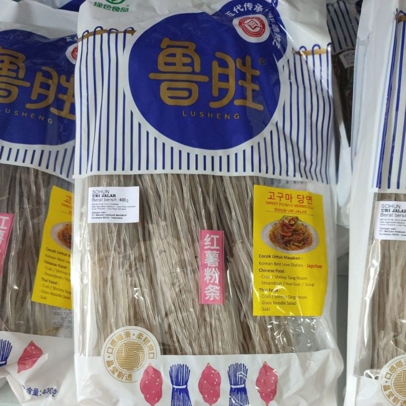 

Lusheng Soun Ubi Korea Japache / Sajo Soun Korea/ Korean Vermicelli/ Dangmyeon/ Bihun Hitam Korea 500gr - FasyAnita Mart Denpasar