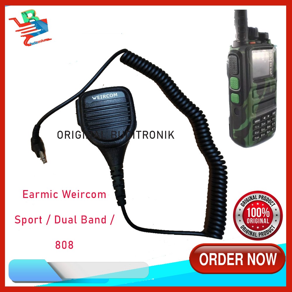 Extramic HT weircom WR 88 plus dan WR808 / Weircom Sport Radio