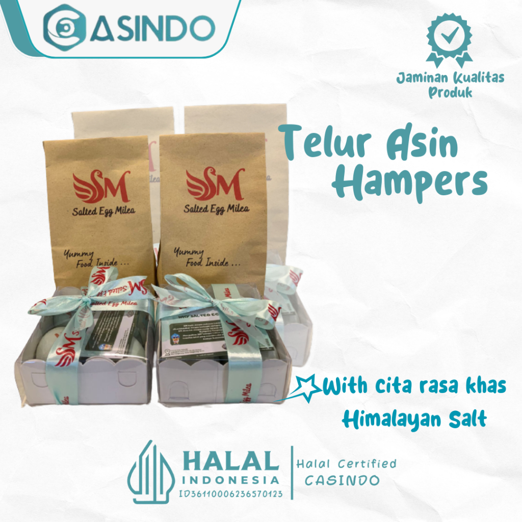 

Telur Asin SM (Salted Egg Milea) matang / siap makan PO untuk Selasa dan Jumat - Selasa
