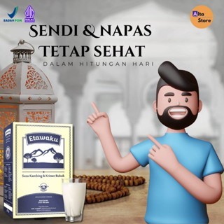 (Paket 2 Box) Etawaku Platinum Susu Kambing Etawa Untuk Kesehatan Pernapasan dan Persendian Ongkir T