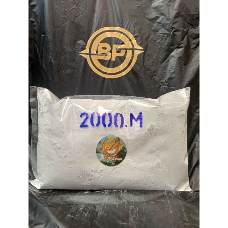 Calcium Carbonate Super White  2000mesh  1kg Kalsium Karbonat CaCo3