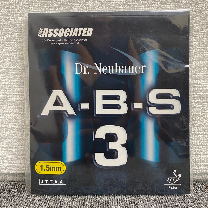 Karet Bet Tenis Meja Dr.Neubauer ABS 3 Anti Spin Blue Sponge Original