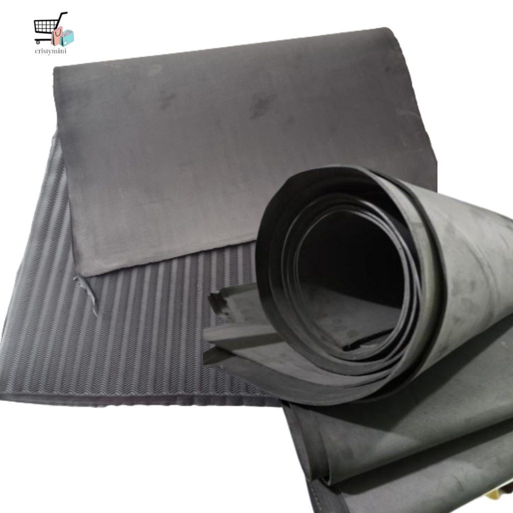 HEMAT✔✔ SPON EVA HITAM 6MM 220CM X 120CM / Spon Ati / Eva Foam / Spon Busa Hati Tebal 6mm / Sponge B