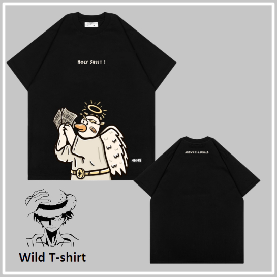 [Bestselling] ANOWN X GG HOLY SHEET T-SHIRT // BLACK /