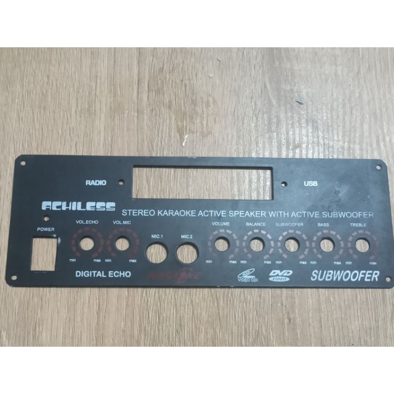 panel box speaker aktif mic echo subwoofer mp3 Achilees