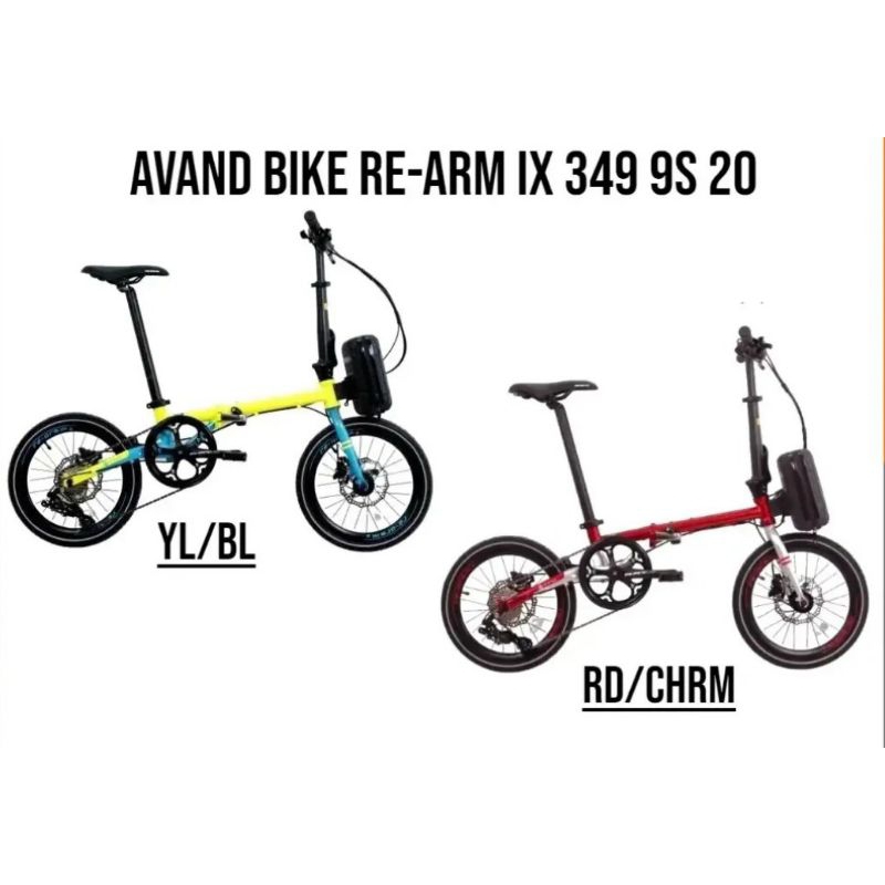 Sepeda Lipat AVAND BIKE RE-ARM IX 349 9 speed