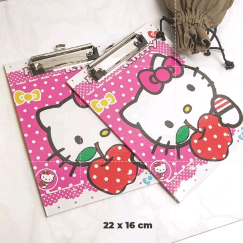 

Clipboard hello kitty2 / papan ujian hello kitty / papan dada