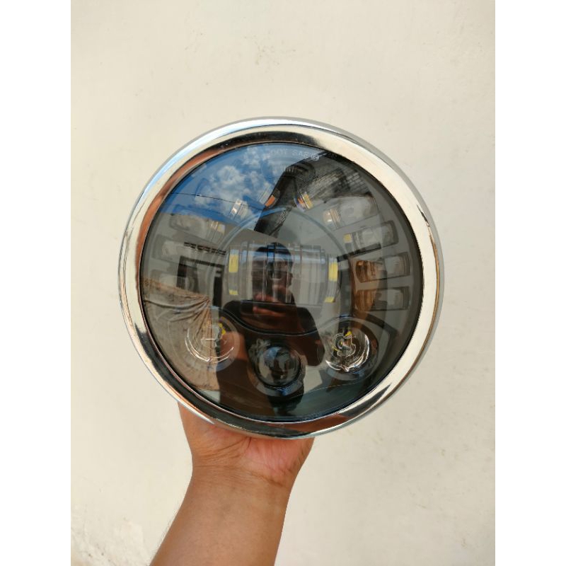 lampu ninja ss set daymaker 7 inch batok lampu ninja ss full set daymaker