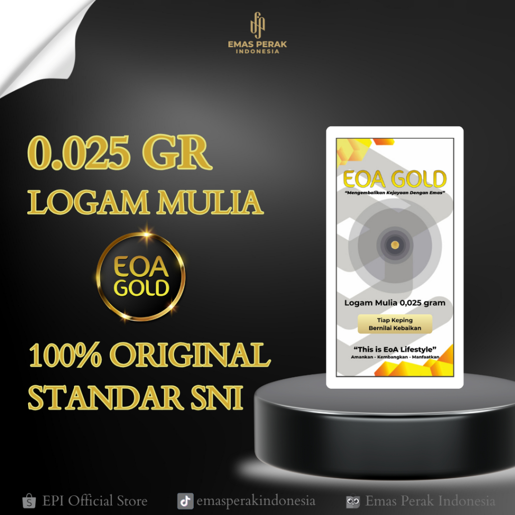 EOA Gold Reguler 0.025 Gram